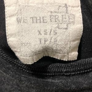 Free People Tops - Free People We the Free Charcoal Tee Free People Tops - Free People We the Free Charcoal Tee